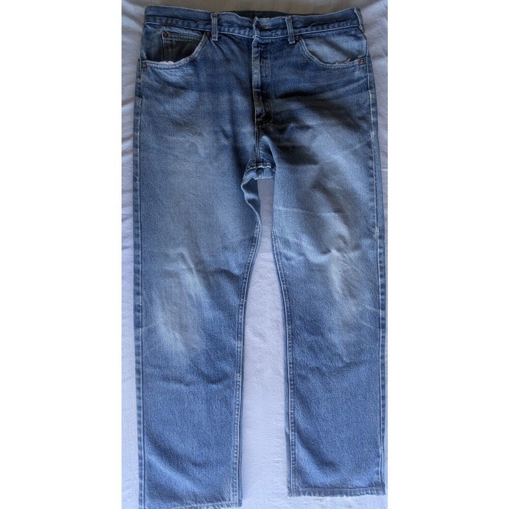 Lee Riders Jeans Men's 38x32 Vintage Straight Leg Denim Light Wash